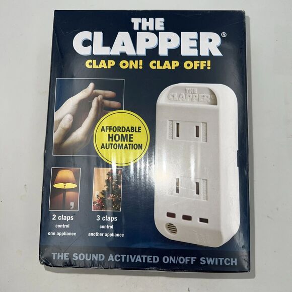 New/Sealed The Clapper Appliance And Light Control On Off 2013 Clap Activated - Picture 1 of 4